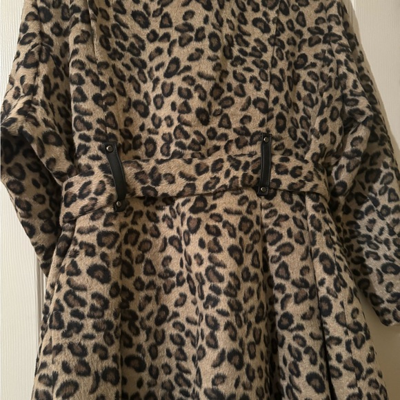 NWT Madden Girl Brown/Black Leopard Print Coat Size 3X - Picture 2 of 14